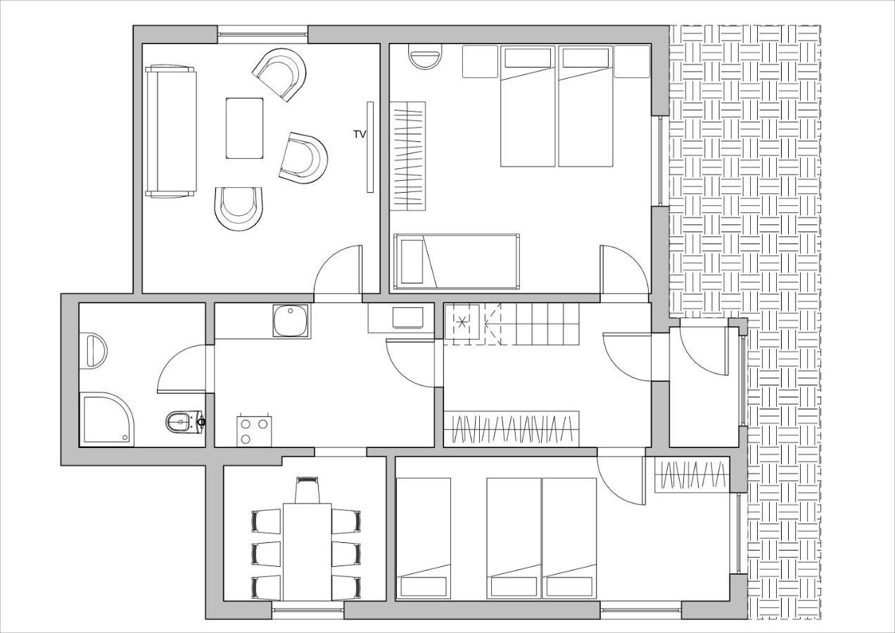 Apartman U Kacaku Vrchlabí المظهر الخارجي الصورة